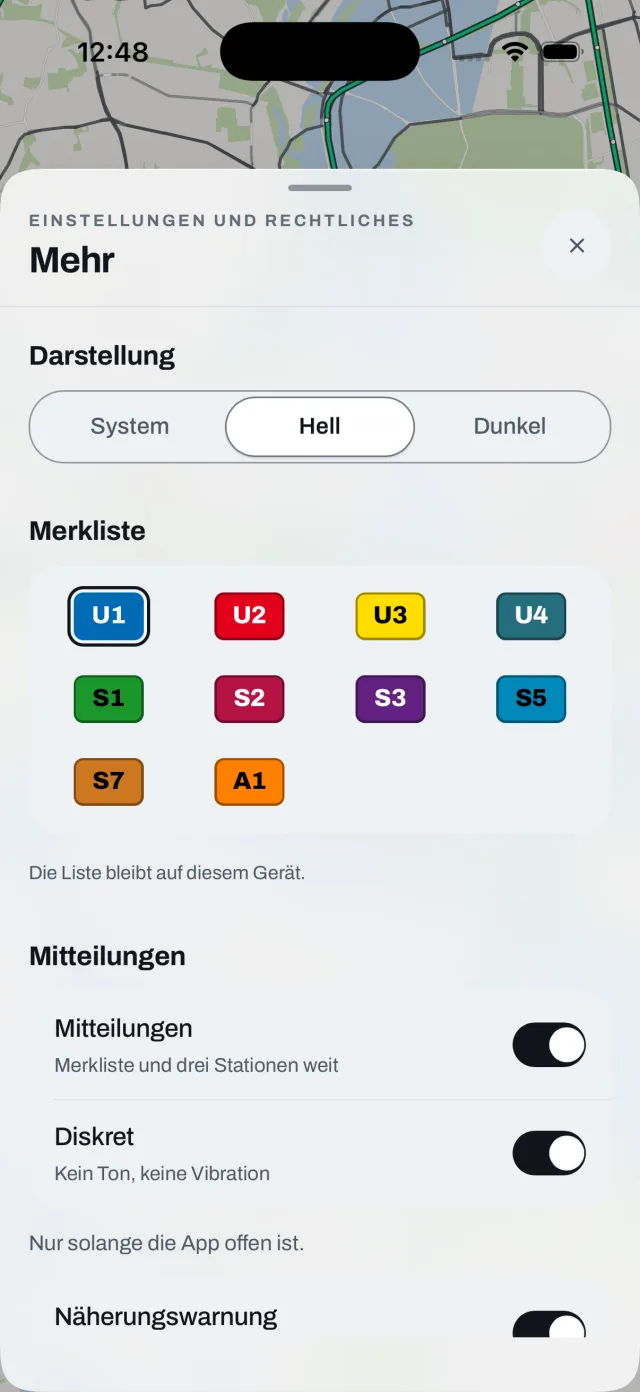 Kontrollpunkt, Was sich abstellen lässt