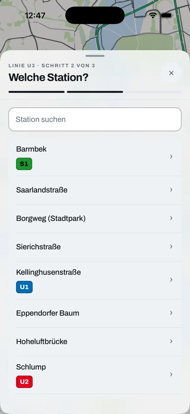 Kontrollpunkt, Zweiter Tipp: die Station