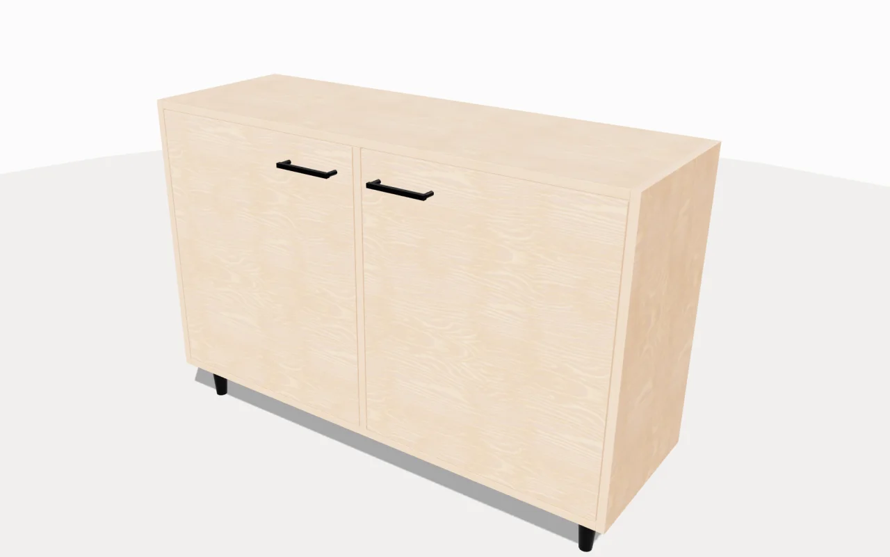 Maßwerk, Sideboard in Eiche hell