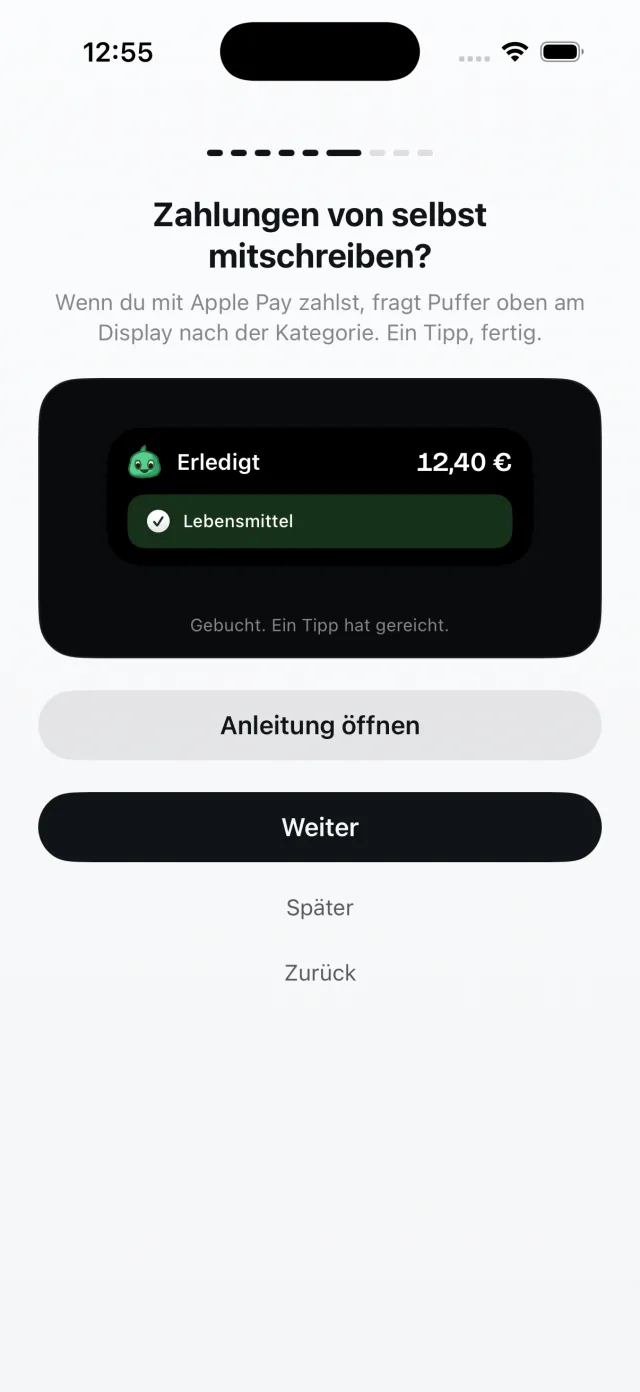 Puffer, Was von selbst mitschreibt