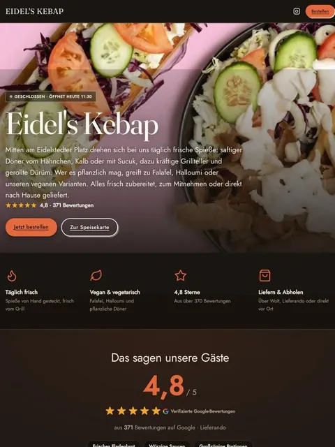 Eidel's Kebap, Vorschau