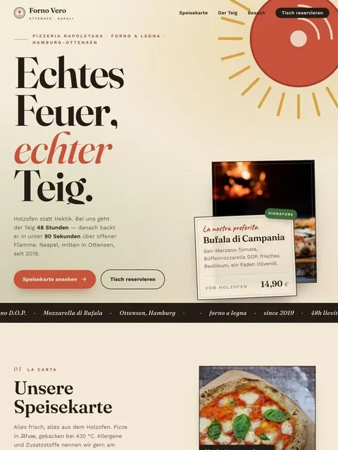 Forno Vero, Vorschau