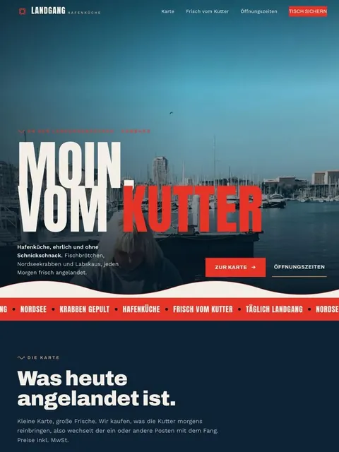Landgang, Vorschau